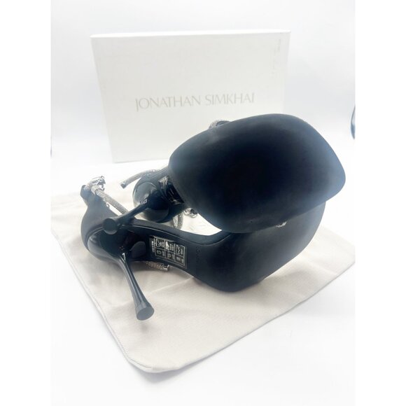 NWB Jonathan Simkhai Dalton Crystal Knot Sandal 38 - Picture 6 of 8